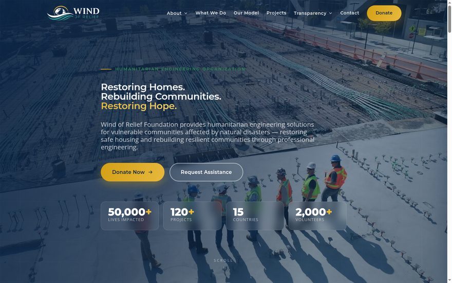 Winds of Relief Foundation — ONG de ingeniería humanitaria